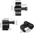 2PCS Adjustable Barn Door Stopper - Fit for 1.57inch/40mm Flat Track, Sliding Barn Door Hardware Accessories