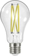 Satco S12442 A19 LED 4-Bulb Value Pack, Clear, 100W Replacement, 2700K