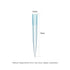 ULAB Single Channel Pipettor with 1pc Adjustable Volume Micro Pipette and 500pcs Tips, Blue Color