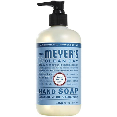 1 1 1 Mrs. MEYER'S Hand Soap Variety, Rain Water Refill, Rain Water Hand Soap, CT