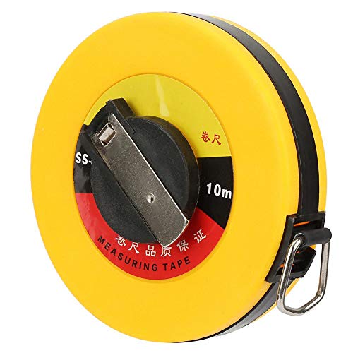 Fiberglass Site Measurement Tape Measure, Compact Soft Rulers for Construction Survey (10m)
