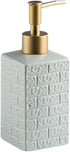 REFKIT Ceramic Lotion sub-Bottling Bathroom Shower Gel Shampoo Hand sanitizer Disinfectant sub-Bottling(Gray Blue)