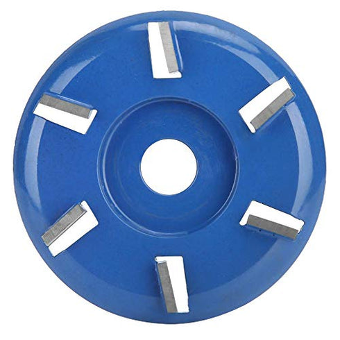 Yosoo123 Wood Cutting Disc, 6-Teeth Steel Milling Cutter for Woodworking Tool