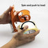 Metal Handheld 2 Inch Tape Gun Dispenser for Packing, Packaging Sealing Cutter, Orange