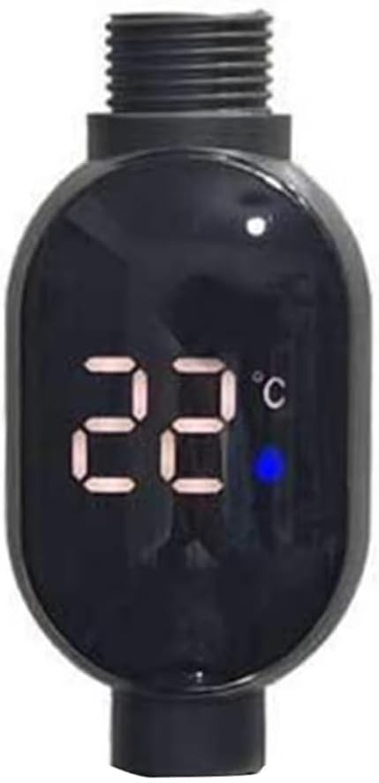Geetoonly LED Shower Temperature Meter Baby Bath Water Temperature Gauge Waterproof Smart Monitor