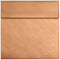 LUXPaper Square Invitation Envelopes | Peel & Press | 6 1/2" x 6 1/2" | Copper Metallic | 80lb. Text | 50 Qty by Envelopes.com