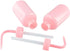 2Pcs 150ml Tattoo Bottle, 5oz Plastic Wash Bottles, Lab Squeeze Bottle for Watering Irrigation (Pink)