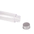 15 Pack 100ml Clear Plastic Test Tubes with Screw Caps, 1 Cleaning Brush, Gumball Candy Tubes for Wedding Party Décor