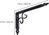 2pcs Luxshiny Heavy Duty Iron Angle Wall Brackets Shelf Support for DIY Storage and Workbench Low Profile Load-Bearing