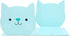Lovely Cat Pattern Kids Bookends Student Book Ends Metal Office Desk School Library Decoration Bookshelf Book Organizer