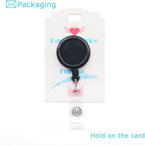 Cute Rhinestone Dropping Nurse Retractable ID Badge Reel Holder