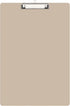 Extra Large 11x17 Clipboards, Khaki Plastic Drawing Boards with Low Profile Clip for Art Supplies and Drafting