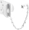 PRIME-LINE MP9493 Texas Security Bolt, 3 In., Stamped Steel, Painted White, Fits Swing-In