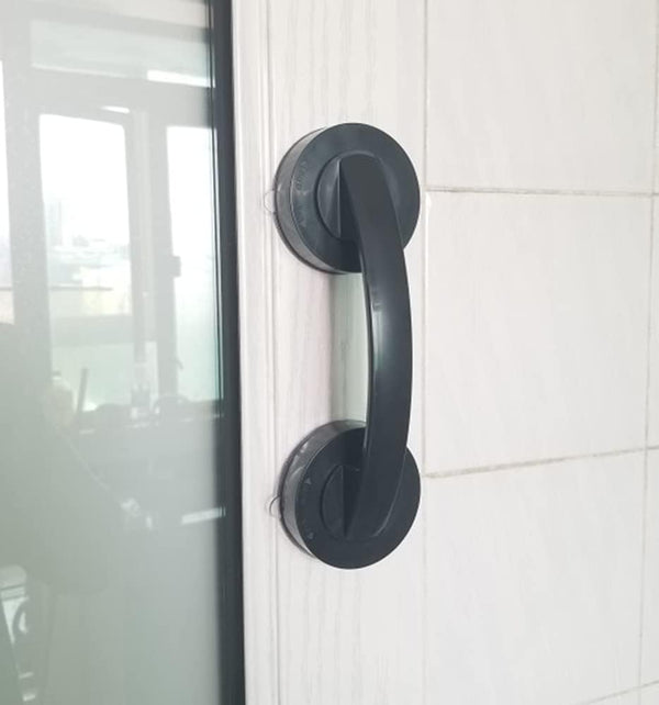 WANLIAN-Powerful Suction Cup Glass Mirror Door Handle, Refrigerator Drawer Bathroom Suction Cup