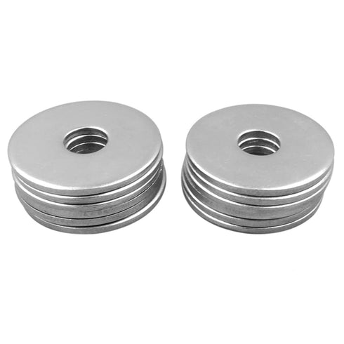 Stainless Steel Flat Washers 1/2" ID x 1" OD, Fender Flat Washer Plain Finish, Pack of 120