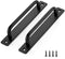 Ravinte Barn Door Handles, 6 Pack Sliding Door Handle, 6.3" Hole Center Zinc Alloy Pulls for Closet Door