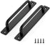 Ravinte Barn Door Handles, 6 Pack Sliding Door Handle, 6.3" Hole Center Zinc Alloy Pulls for Closet Door