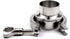 ZGHQHCDRH 304 Set Dairy(57mmx77.5) Stainless Steel Sanitary Tri Clamp Weld Ferrule with Silicon Gasket - Heavy Duty