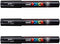 UNI-Ball POSCA Marker Pen PC-1M - Black - Pack of 3 PENS by posca