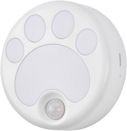 Attivolife Cat Paw Motion Sensor Night Light with Magnetic, USB Rechargeable &