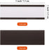 C Channel Magnetic Label Holders 1x3 Inches with Paper Inserts, Pack of 30, Magnetic Data Card Holders
