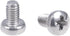 uxcell M3x5mm Machine Screws Pan Phillips Cross Head Screw 304 Stainless Steel Fasteners Bolts 30Pcs