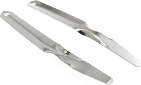 E-outstanding 2PCS Stainless Steel Flat Staplers Puller - Staple Remover Tools for Office Home Business