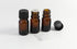 10Pcs 5ml Amber Glass Essential Oil Sample Bottles with Orifice and Cap for Perfume Aromatherapy