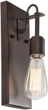 FORTE 7113-01-55 Silver One Light Wall Sconce