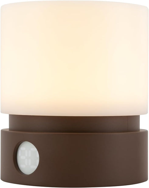 Bedside Night Light, Touchable Night Light with Time Setting Funtion, Cylindrical Table