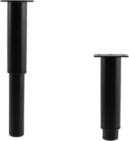 6.42 Inch 10.63 Inch 4 KUMGROT Table Height Extender, Adjustable To Metal Support Legs, Carbon Steel Furniture Leg