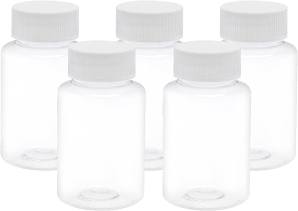 YOKIVE 10 Pcs Chemistry Reagent Bottle: Lab Containers with Wide Mouth, 3.4-Oz for Liquid Storage in Laboratory.