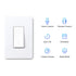 TP-Link Tapo Smart Light Switch, Single Pole, Neutral Wire Required, 2.4GHz Wi-Fi Light Switch Compatible with Alexa and Google Home, UL Certified, No Hub Required, White (Tapo S500)