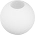 Luxshiny Frosted Glass Globe Lamp Shade 80mm round Light Fixture Cover Replacement