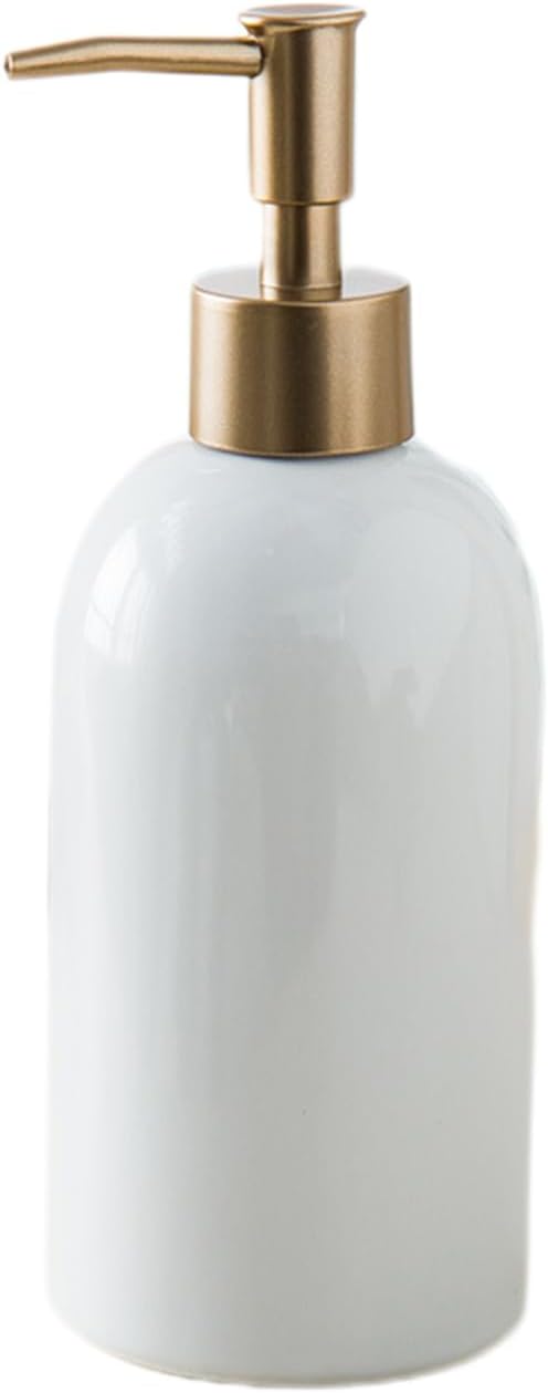 SHYYOULQE Ceramic Hand Sanitizers Dispenser Bottle Decorative Liquid Shampoo and Body Wash Bottle