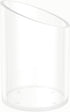 Pen Holder for Desk Organizer, Acrylic Makeup Brush Organizer and Sanitizer Holder for Office and Home (Clear)