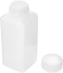 5Pcs 4.06oz Plastic Bottles, Lab Chemical Reagent Bottles 25ml Small Mouth Square Sample Storage
