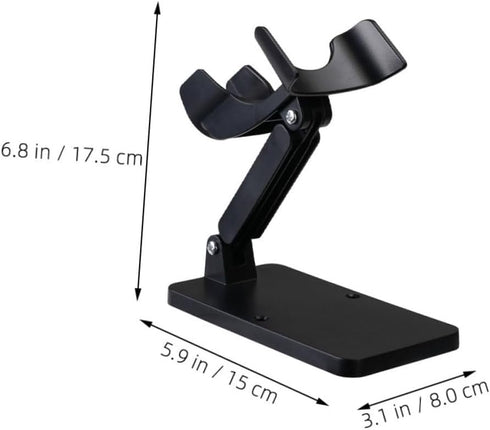 6.88X5.90X3.14 Inches Adjustable Barcode Scanner Holder Stand for Desk with Stable Base Compatible with Handheld