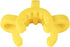 Plastic Joint Clips, 10 pcs 14 mm Lab Keck Clamp #14 Keck Clips for 14/20 Joint Glass Standard Conical Interface Clip Ground Glass Joint Lab Accessory, Yellow