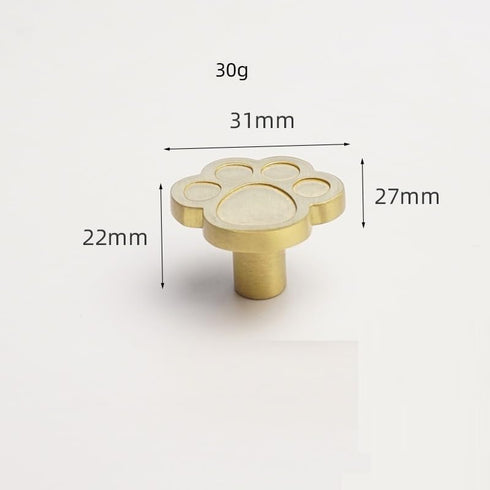 SANCHAKOU 4 Pack 31 22 27Mm Cabinet Knobs Pulls Wine Cabinet Wardrobe Door Cabinet Cat Claw Trolley Bedside Table