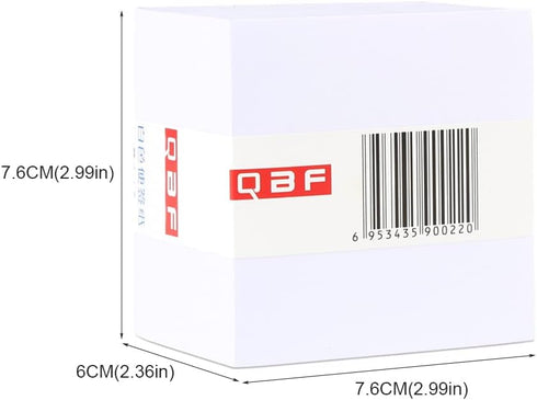 KINGFOM Office School Study Supplies Blank Note Papers, 500 Sheets, 3 inch x 3 inch