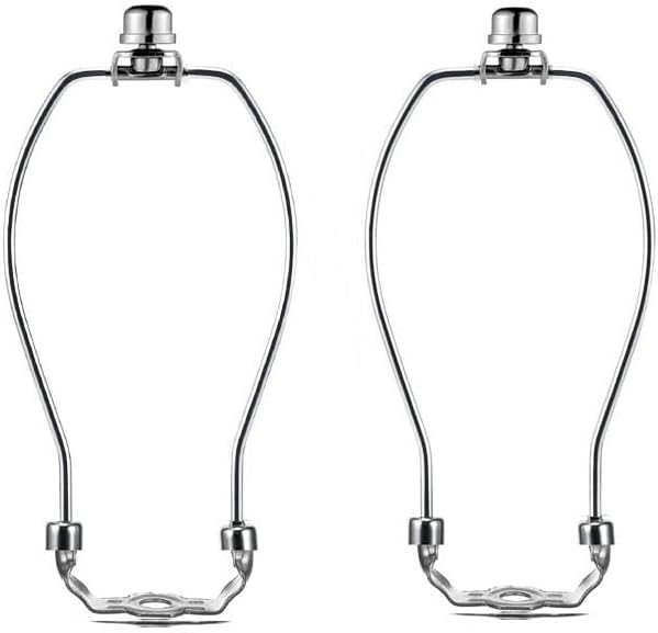HanWenHone Lamp Shade Harp Holder7 Inch Lamp Harp Kit -2 SetDetachable Shade Holder