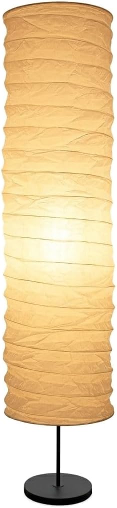 PATKAW 1 PCS Rice Paper Lamp Shade, Japanese Floor Lamp Cover Replacement,