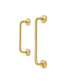 Generic 2.52"-15.74" Cabinet(C-3255-160-dizuo) Minimalism Gold Long Furniture Handles Wardrobe Kitchen Cupboard