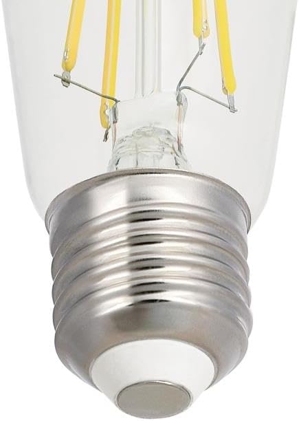 5363000 8 (100 ST15 Dimmable Bulb, Westinghouse Lighting Watt Watt Equivalent) Clear Filament LED Light Medium Base