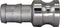 Duda Energy CamPlug-HB075 304 Stainless Steel Cam-and-Groove Pipe Fitting Adapter, 3/4" Cam Lock Plug x 3/4" Hose Barb