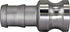 Duda Energy CamPlug-HB075 304 Stainless Steel Cam-and-Groove Pipe Fitting Adapter, 3/4" Cam Lock Plug x 3/4" Hose Barb