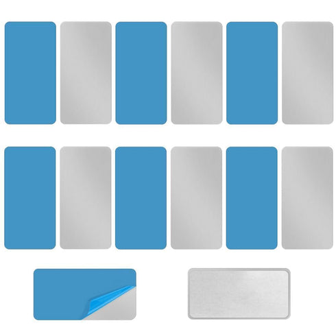 ZYMJBB Under Cabinet Lights Magnetic Stickys 16PCS Replacement Magnetic Strips with Adhesive Backing