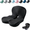 Kurbetts Orthopedic Cushion,Ergonomic Memory Foam L-Shaped Integrated Seat Cushions with Adjustable Strap,Ultra Breathable