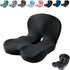 Kurbetts Orthopedic Cushion,Ergonomic Memory Foam L-Shaped Integrated Seat Cushions with Adjustable Strap,Ultra Breathable